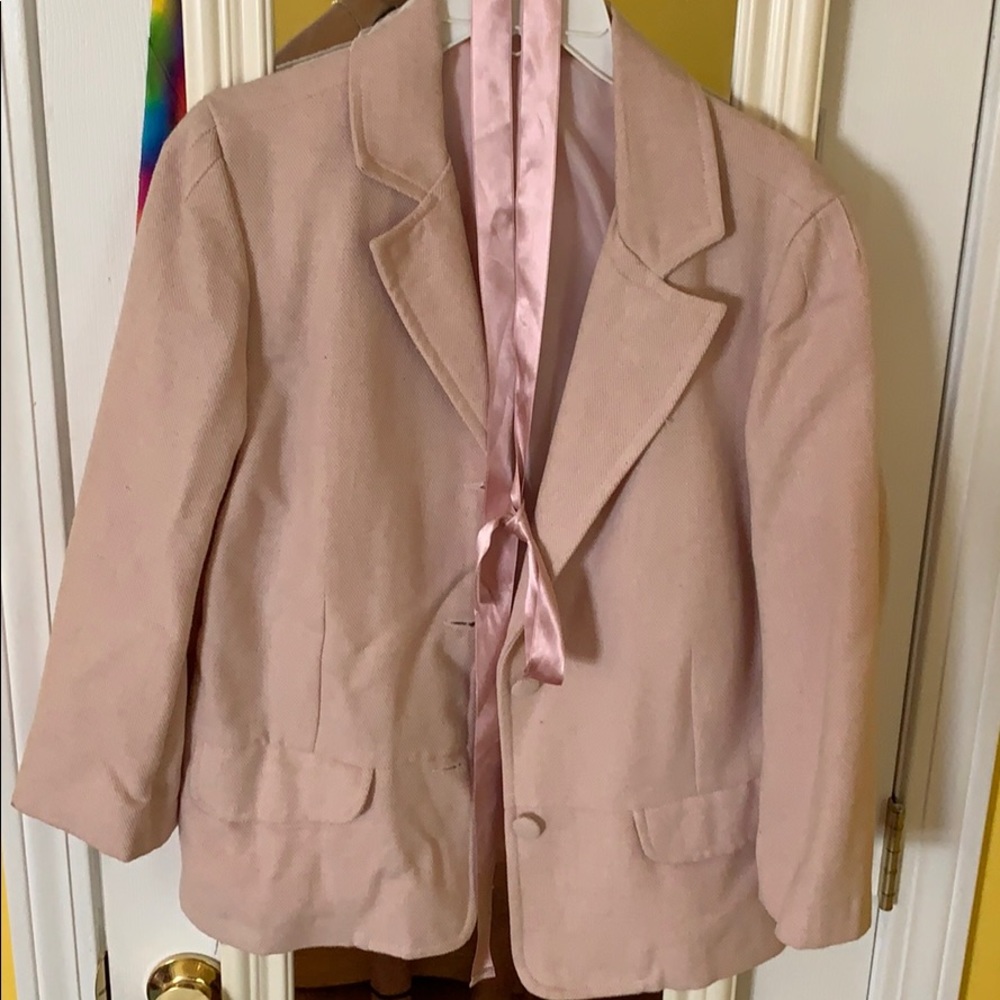 Soft pink blazer